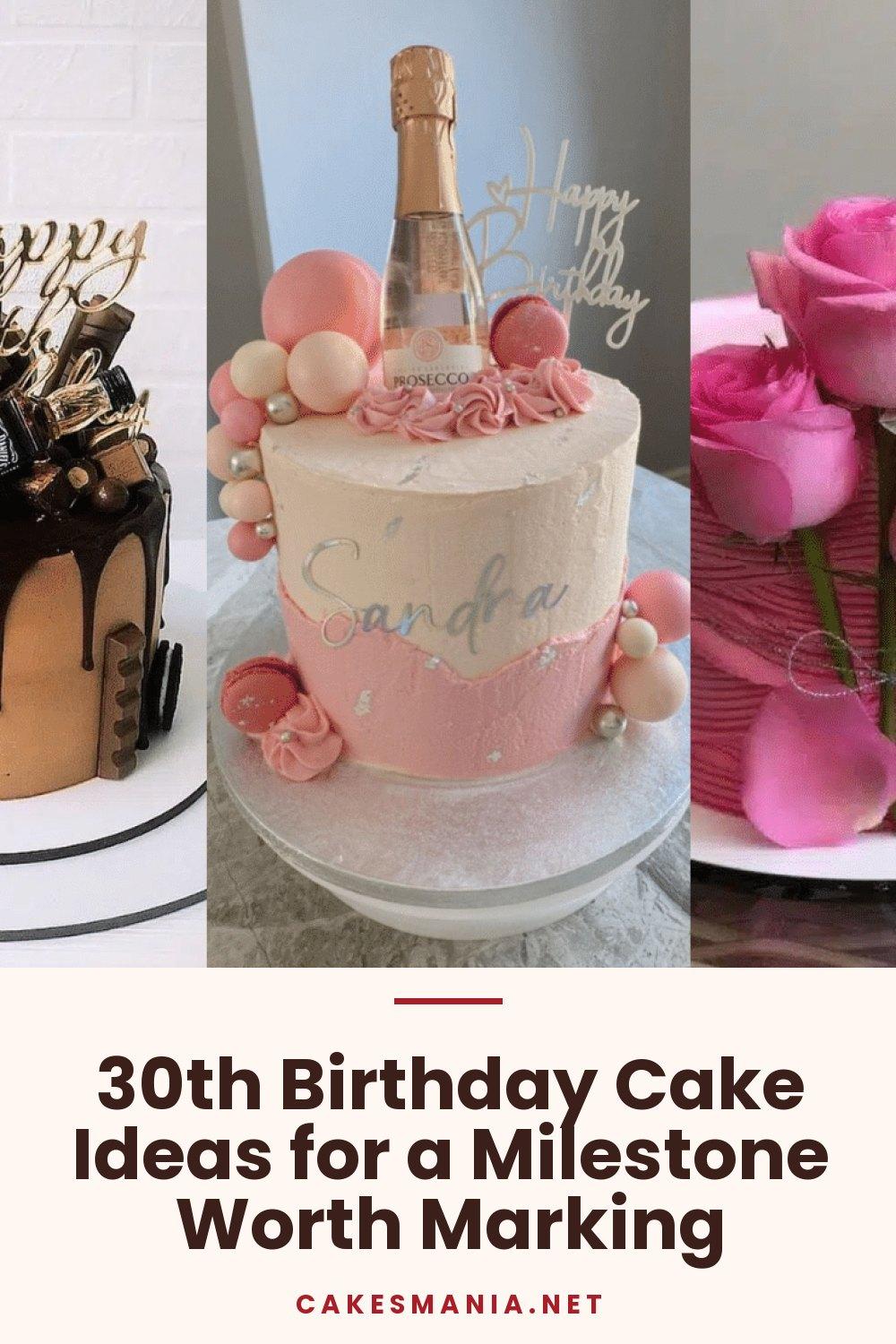 30th Birthday Cake Ideas for a Milestone Worth Marking