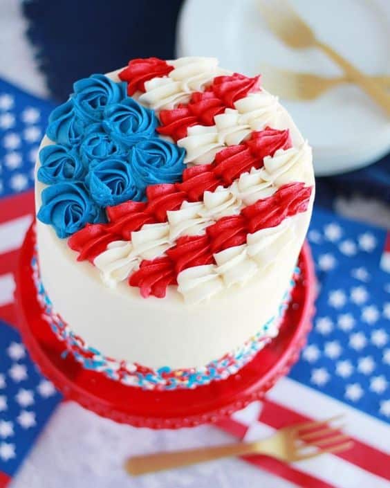 4th of july cakes simple
