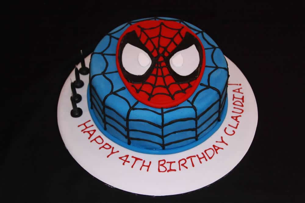 9 inch round spiderman cake_big