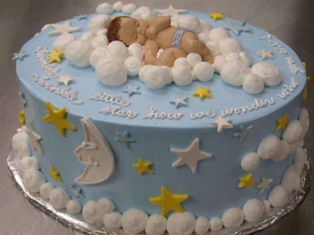 Baby Shower Cake for the baby boy