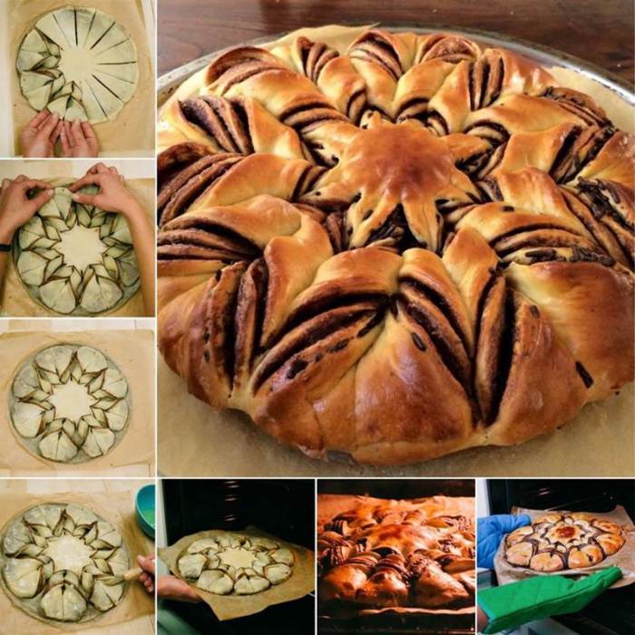 Braided Nutella Star Bread