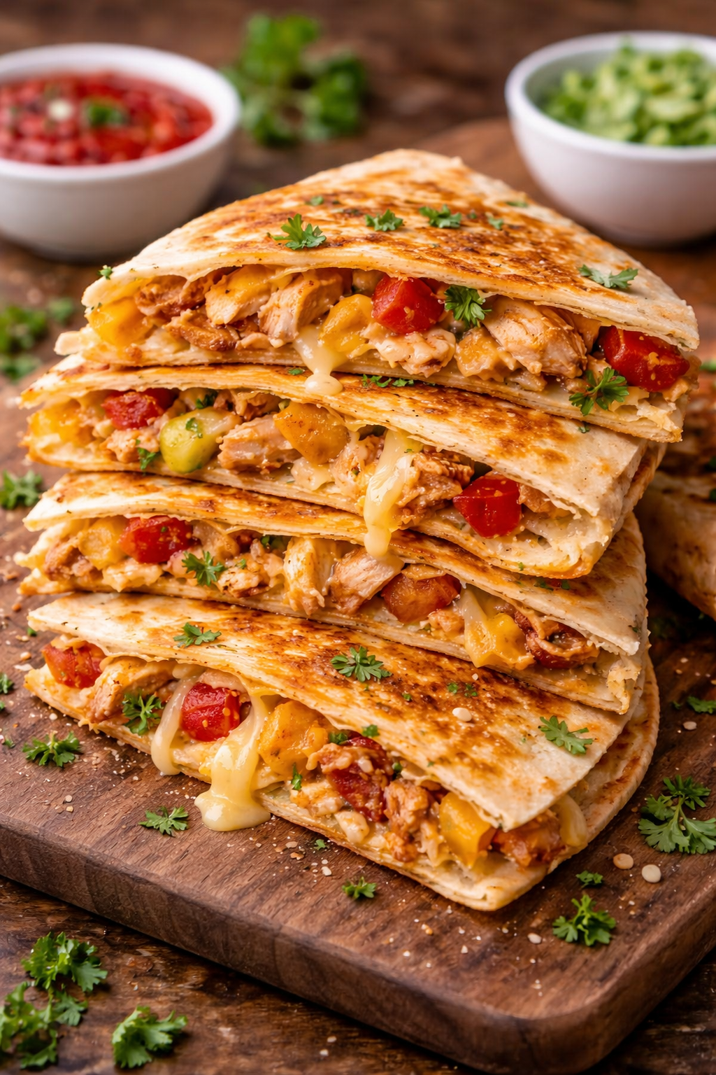Cheesy Chicken Quesadillas: Quick, Crispy and Packed with Flavor %title % Cheesy Chicken Quesadillas