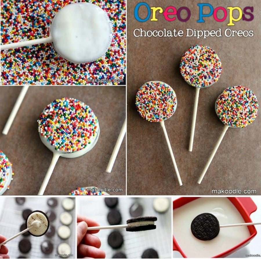 Chocolate-Covered Oreo Pops