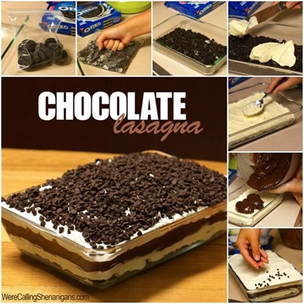 Chocolate Lasagna Cake