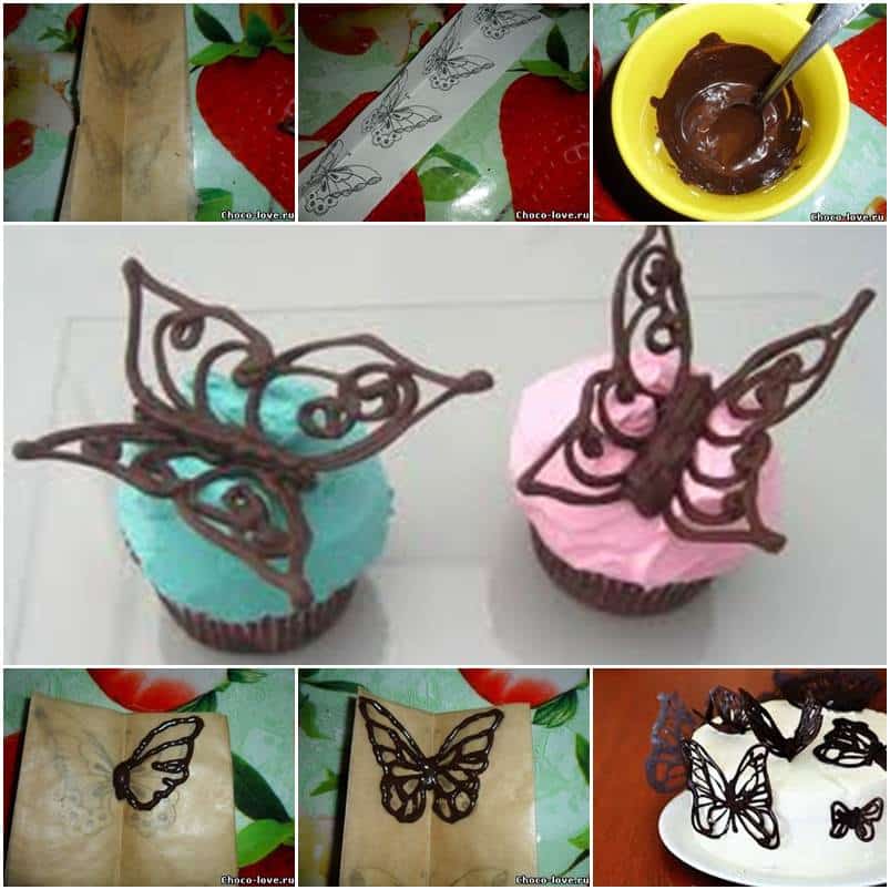 How to DIY Chocolate Butterfly Decoration