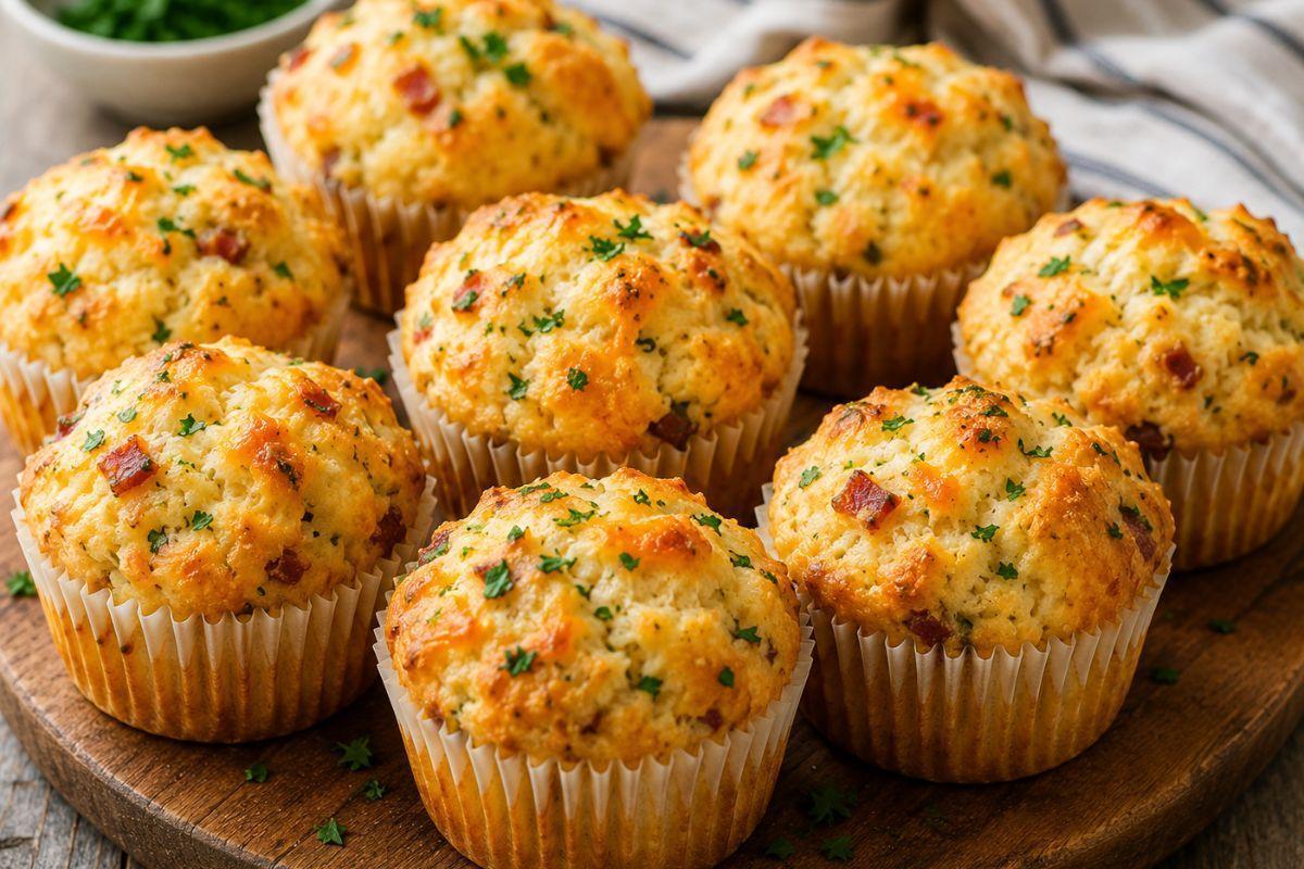Easy Savory Cheese and Herb Muffins Recipe %title % Easy Savory Cheese and Herb Muffins Recipe
