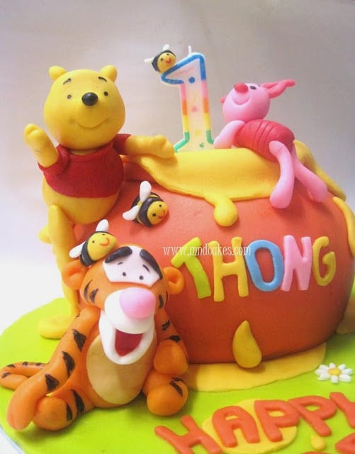 Winnie The Pooh Birthday Cake