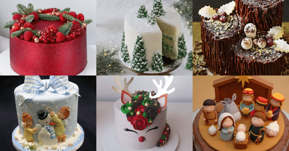 amazing christmas cakes