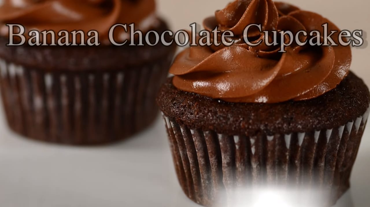 banana chocolate cupcakes