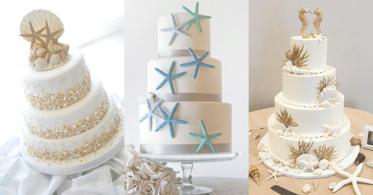 beach wedding cake ideas