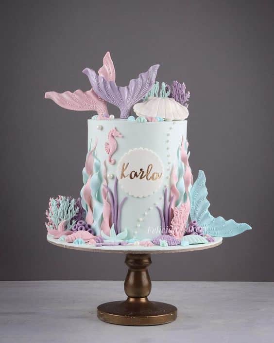 beautiful cakes with mermaid tails 6