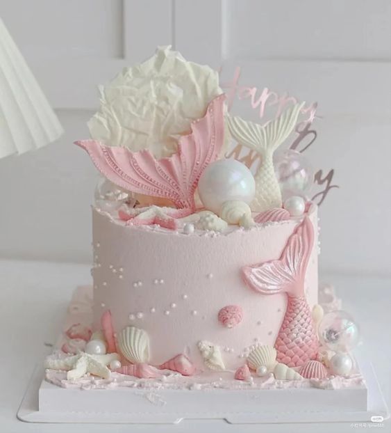 beautiful cakes with mermaid tails