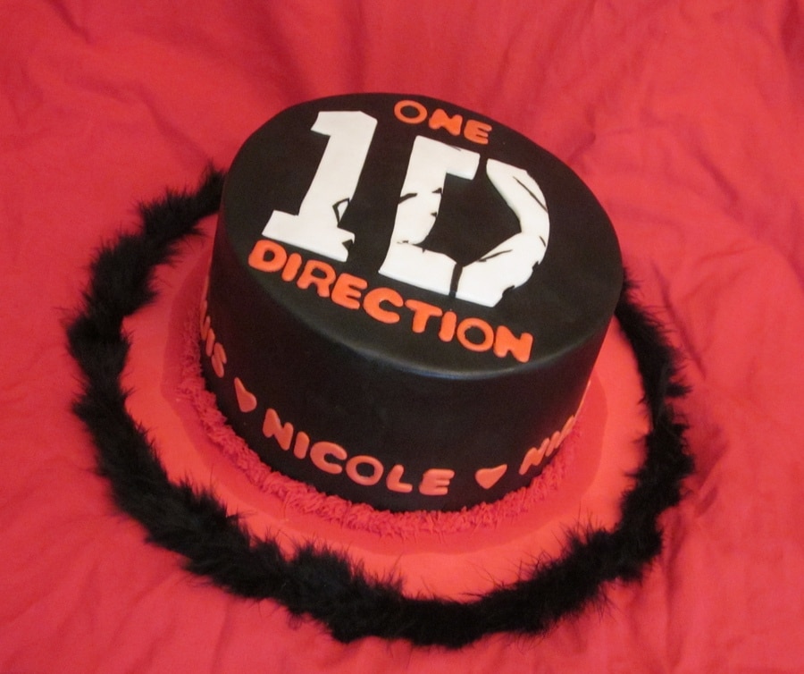 birthday one direction cake