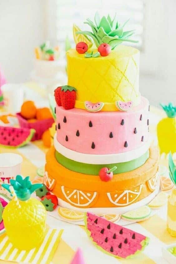 Hawaiian themed cake 🌺 #hawaii #hawaiianthemedparty #hawaiianthemedca... |  TikTok