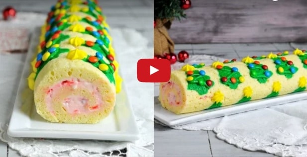 candy roll cake