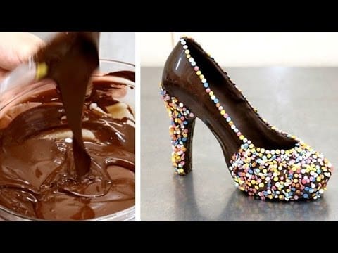 chocolate shoes at home