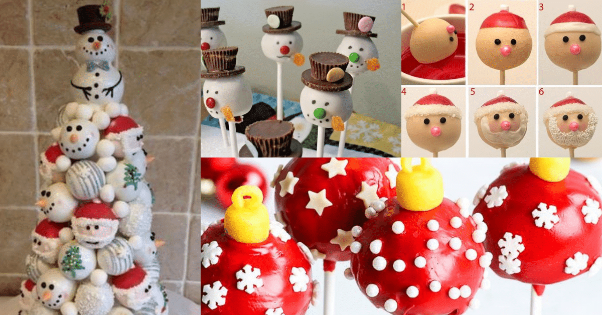 christmas cake pop ideas