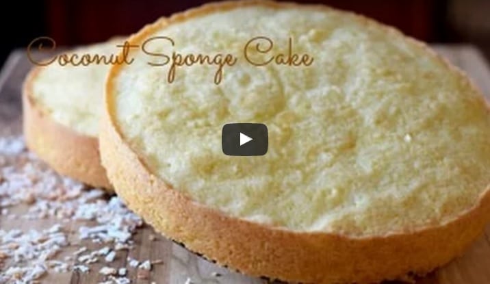 coconout sponge cake