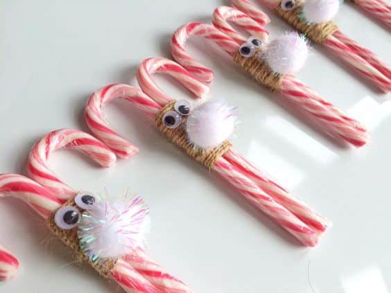 creative ideas with candy cane 11
