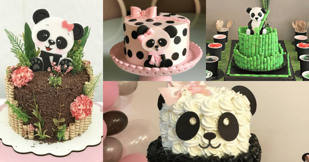 panda birthday cake for girls