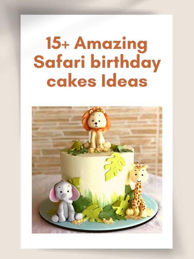 Safari themed cake ideas