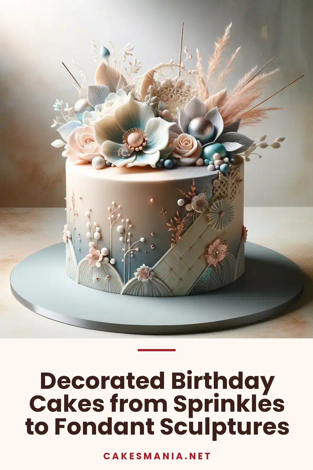 Decorated Birthday Cakes from Sprinkles to Fondant Sculptures