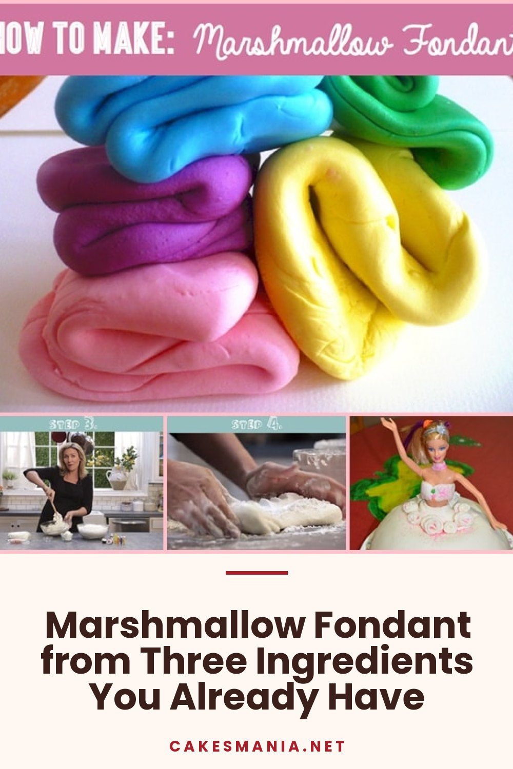 Marshmallow Fondant from Three Ingredients You Already Have