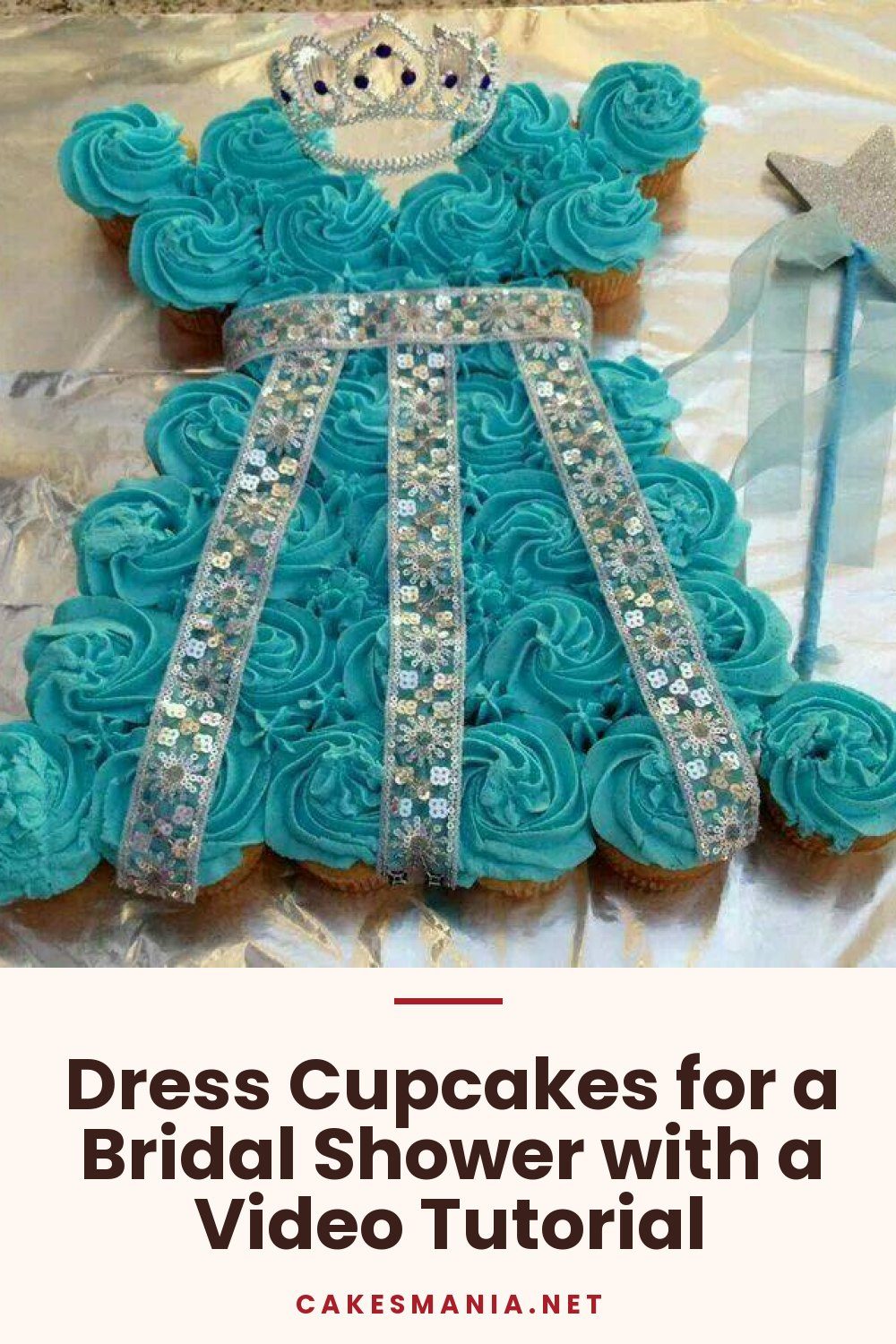 Dress Cupcakes for a Bridal Shower with a Video Tutorial