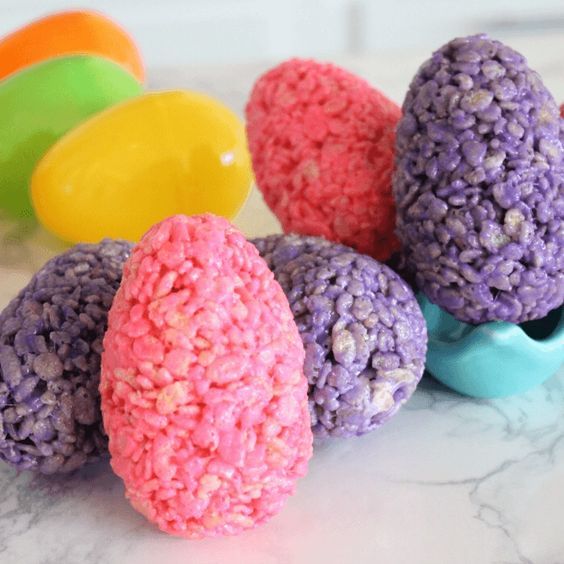 easter sweets made with rice flakes 7