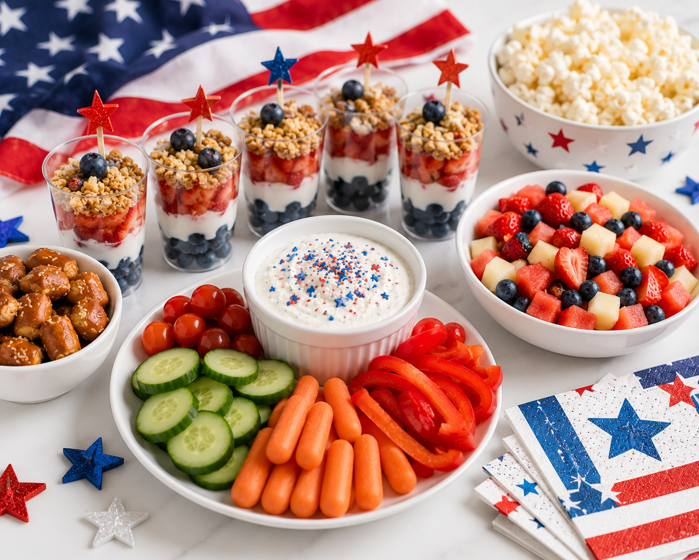 Easy 4th of July Party Snacks Everyone Will Love %title % easy 4th of july party snacks 1