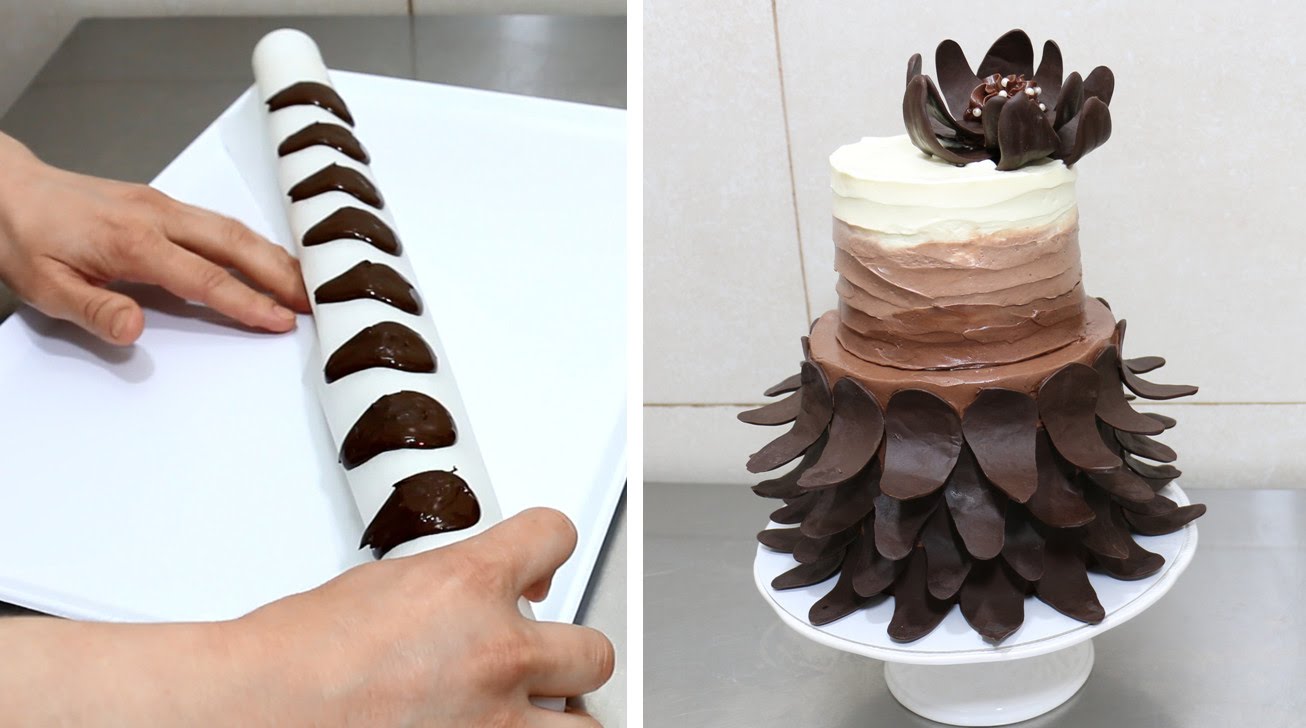 easy chocolate cake decor