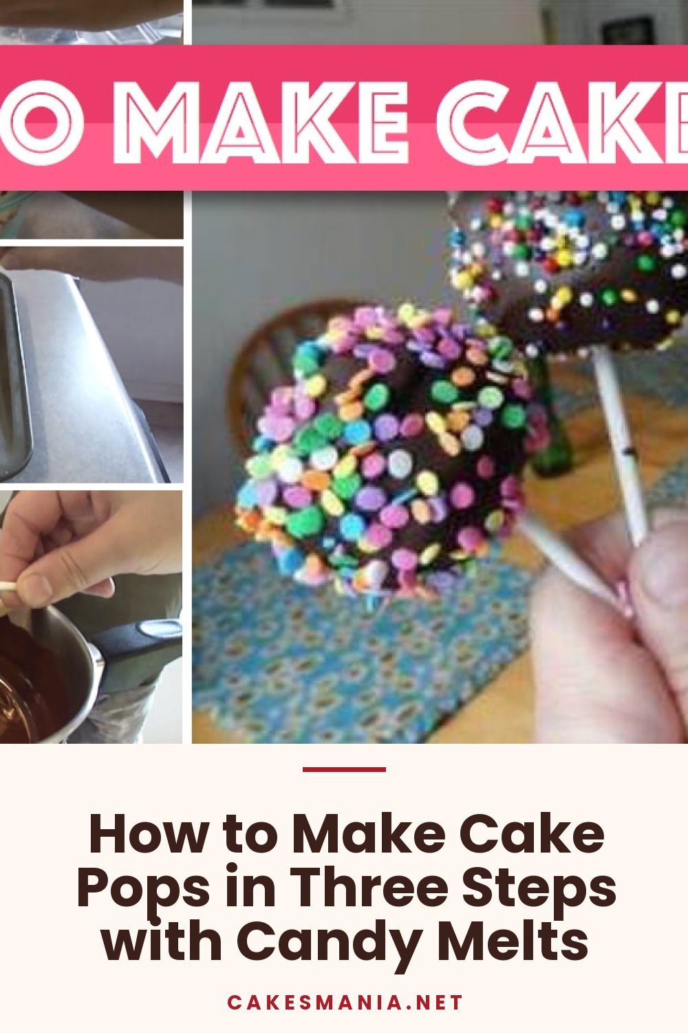 How to Make Cake Pops in Three Steps with Candy Melts