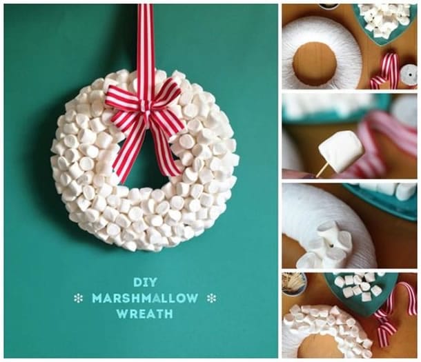 easy ideas to make a candy wreath 2