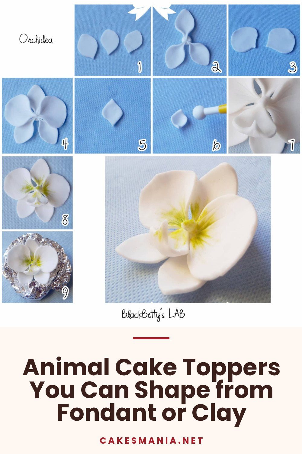 Animal Cake Toppers You Can Shape from Fondant or Clay