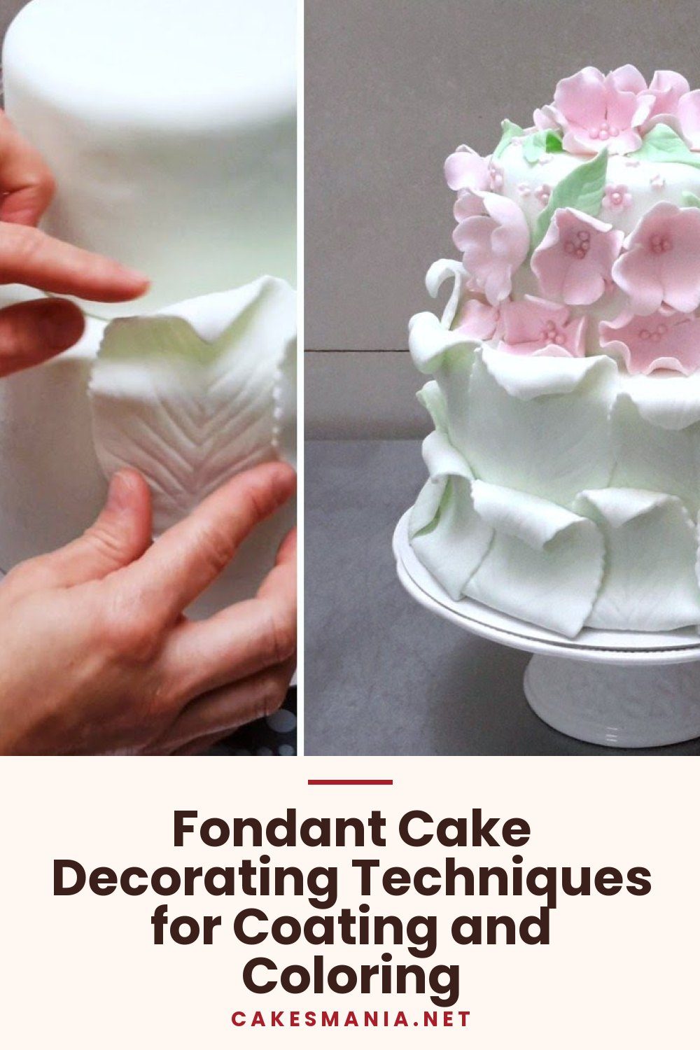 Fondant Cake Decorating Techniques for Coating and Coloring