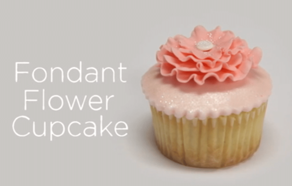 fondant flower cupcake recipe