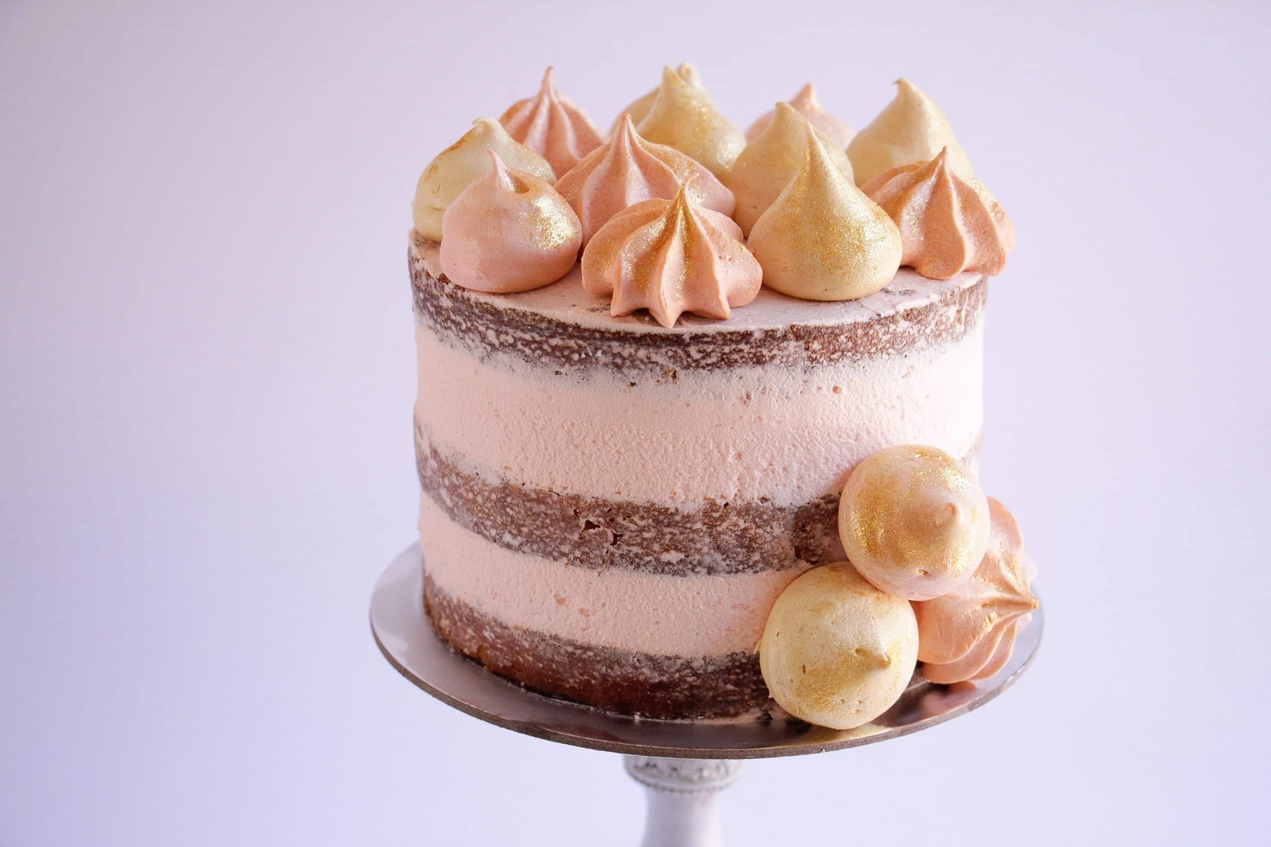 frosting naked cake