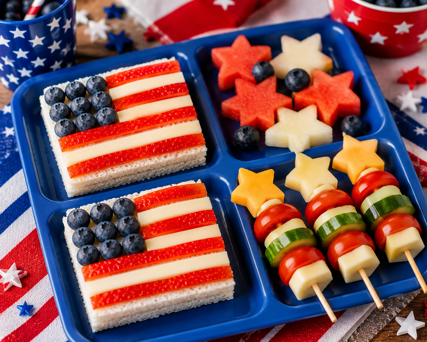 Fun 4th of July Snacks for Kids and Family Parties %title % fun 4th of july snacks for kids 1