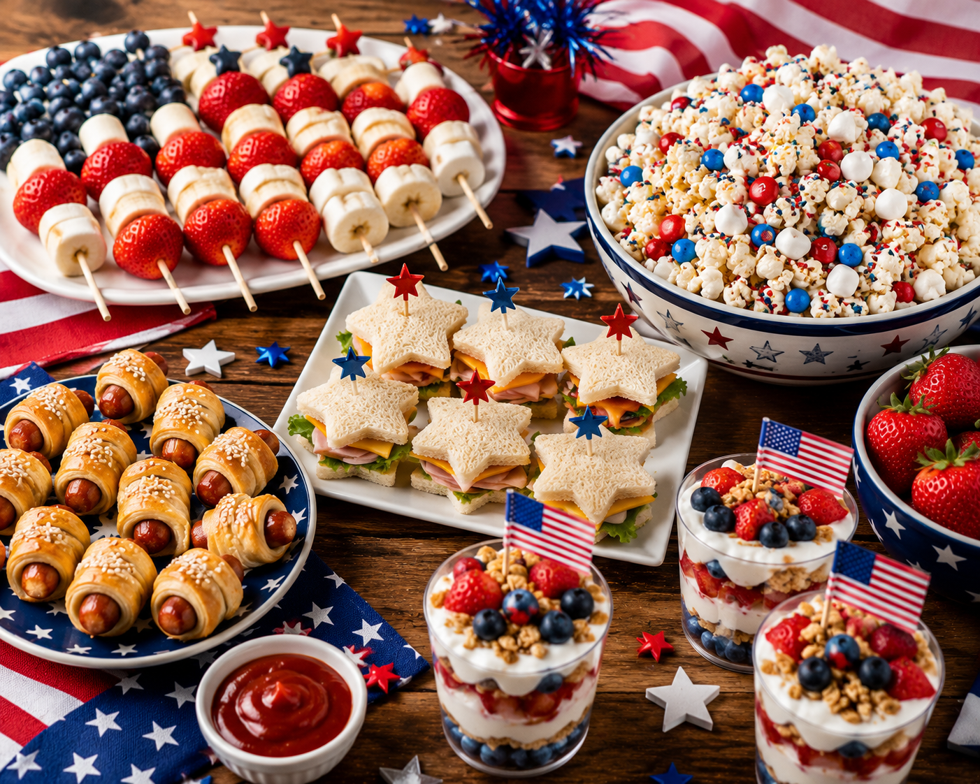 Fun 4th of July Snacks for Kids and Family Parties %title % fun 4th of july snacks for kids 7
