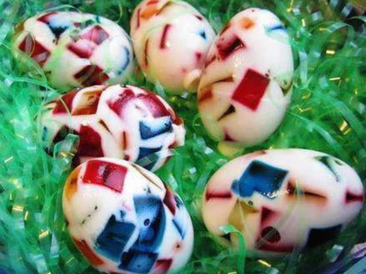 Gelatin Easter Eggs- Recipe and ideas