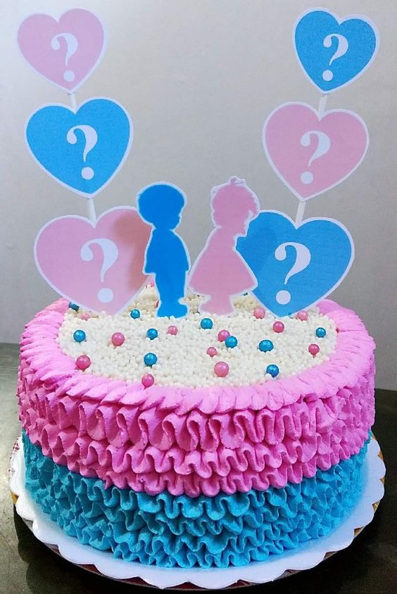 gender reveal baby cake 10