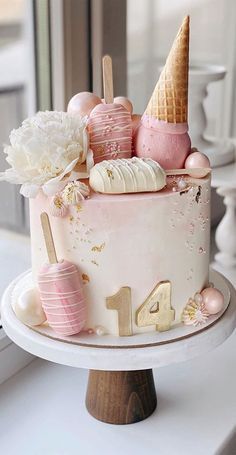 girly modern cake inspirations 6