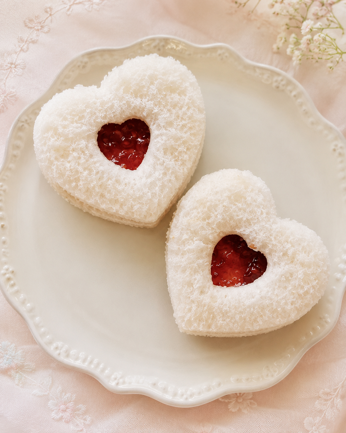 Heart Tea Sandwich Recipe for Valentine's Day %title % heart tea sandwich recipe for valentines day