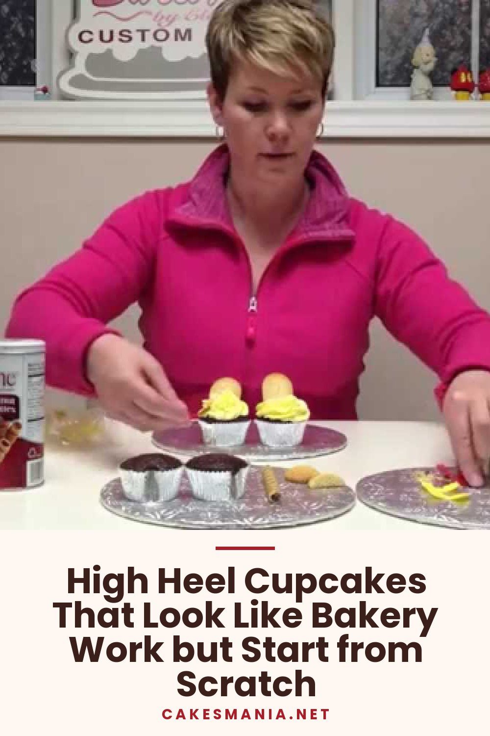 High Heel Cupcakes That Look Like Bakery Work but Start from Scratch