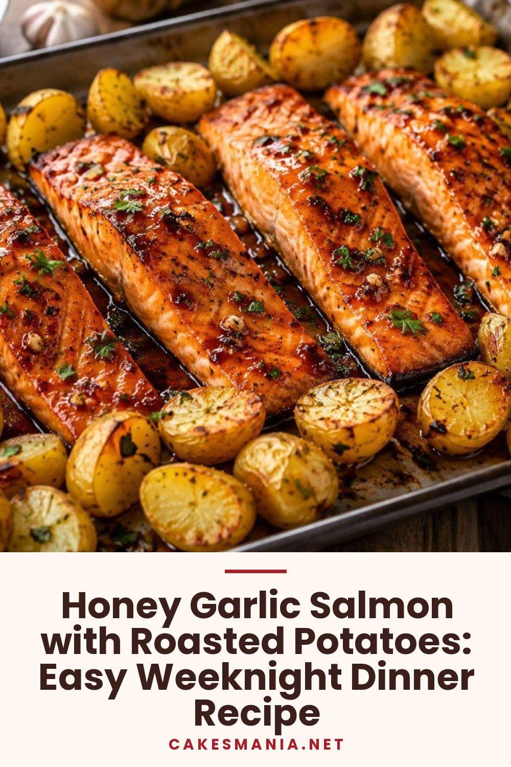 Honey Garlic Salmon with Roasted Potatoes: Easy Weeknight Dinner Recipe