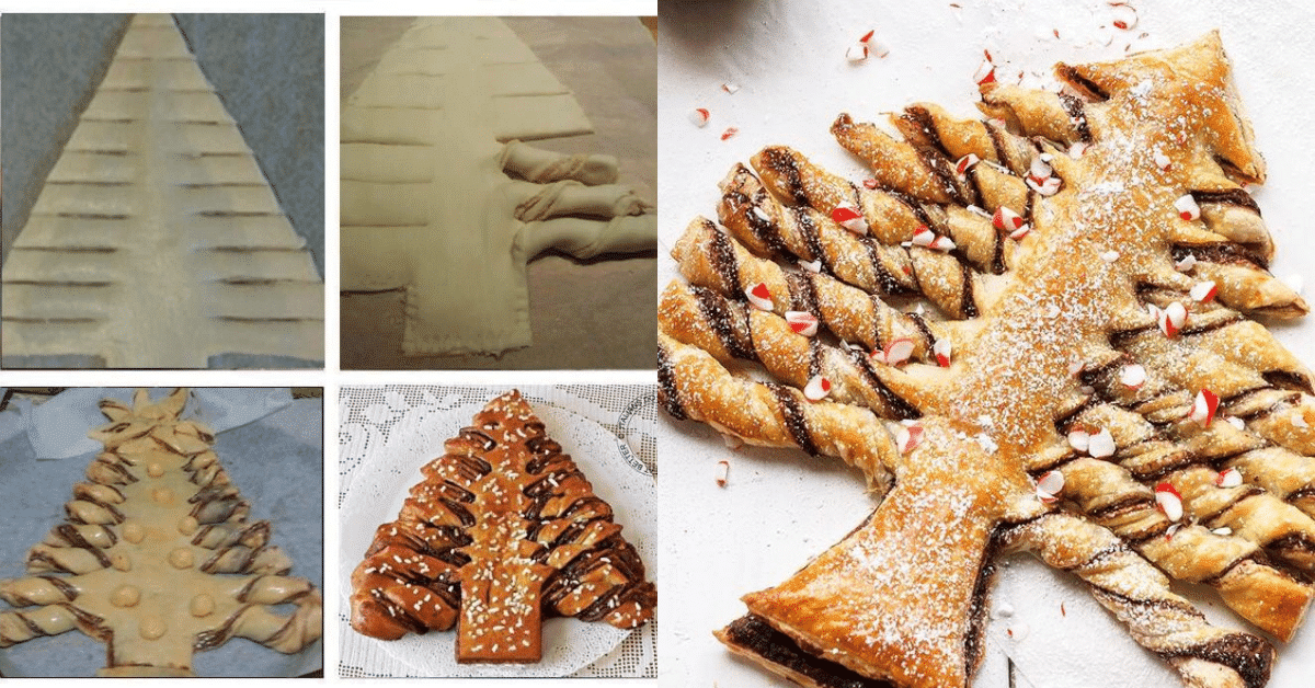 how to make nutellas christmas tree