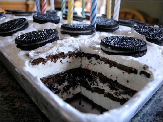 ice cream oreo cake