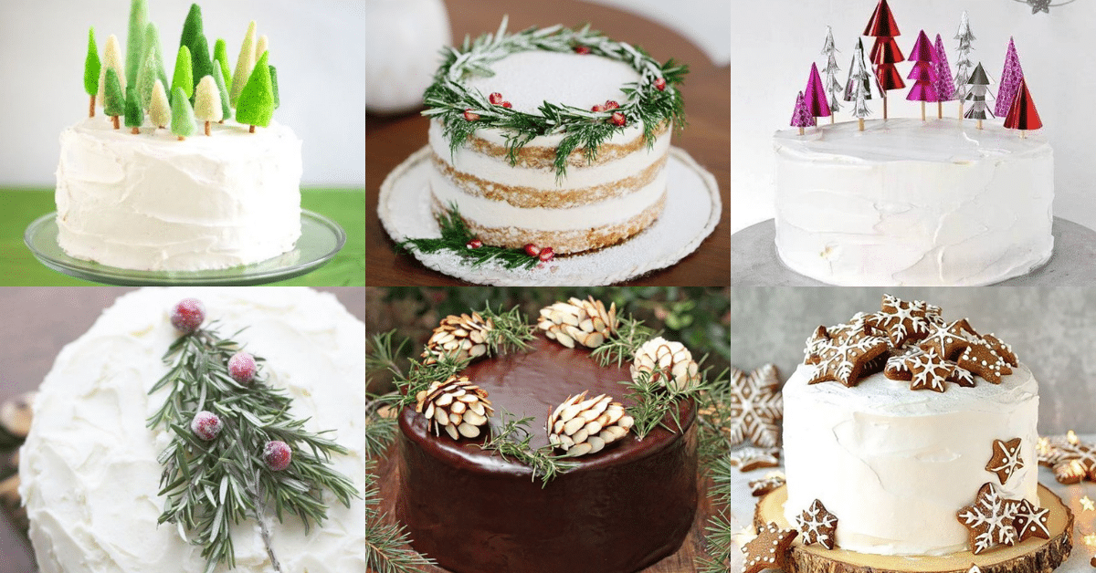ideas for christmas cake tops