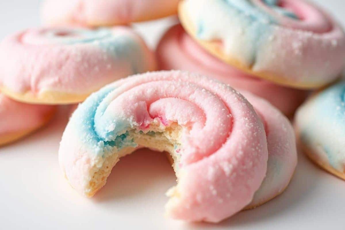 irresistible cotton candy cookies