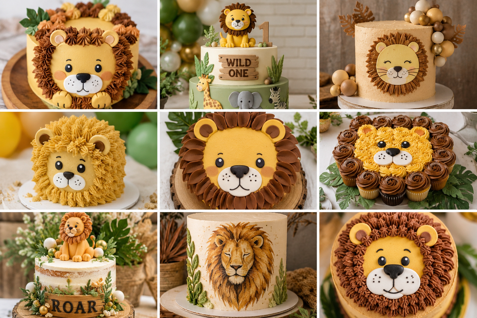 Lion Birthday Cake Ideas: Wild Designs for Every Celebration %title % lion birthday cake ideas 5